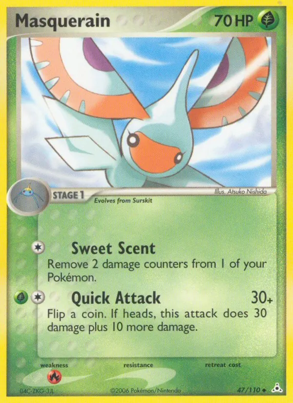 Masquerain — Holon Phantoms #47 (Pokémon TCG card)