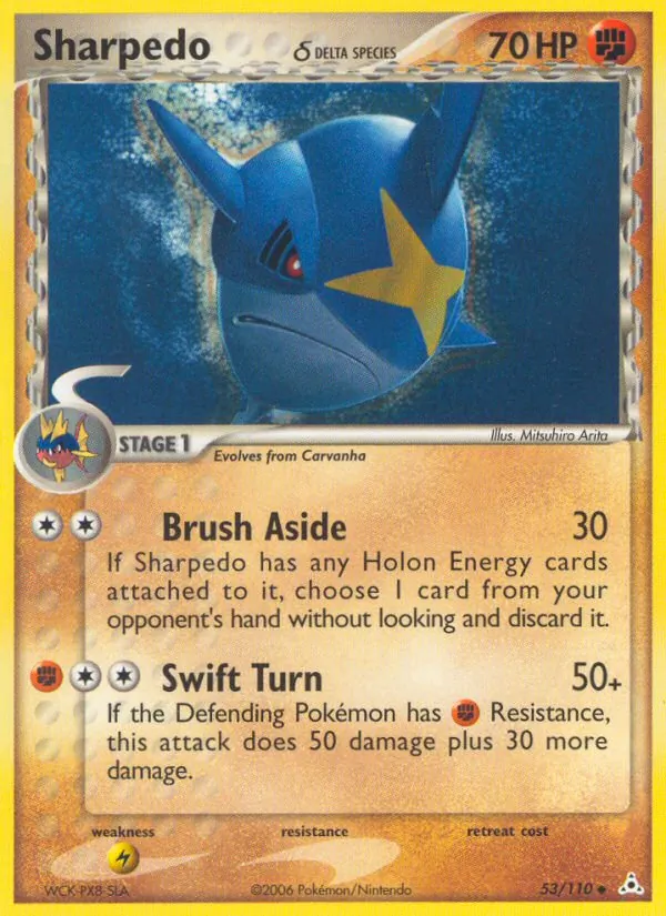 Sharpedo δ — Holon Phantoms #53 (Pokémon TCG card)