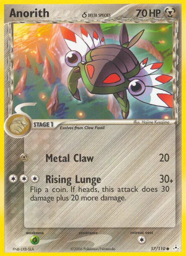 Anorith δ — Holon Phantoms #57 (Pokémon TCG card)