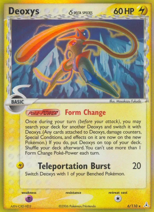 Deoxys δ — Holon Phantoms #6 (Pokémon TCG card)