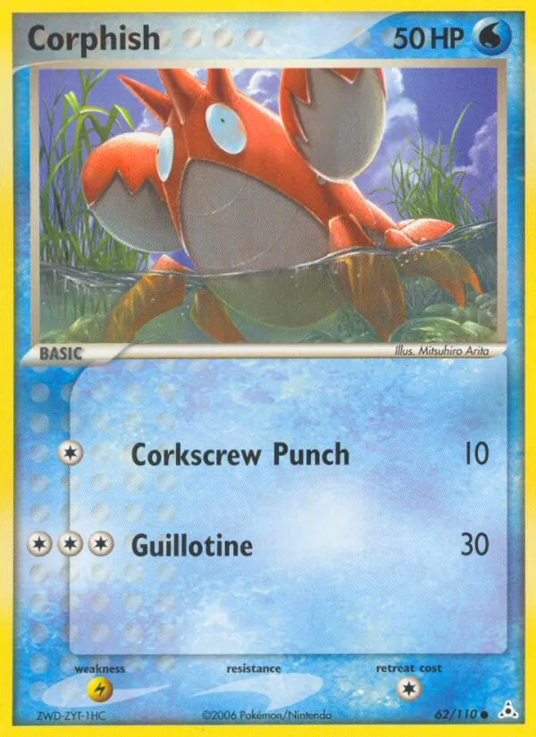 Corphish — Holon Phantoms #62 (Pokémon TCG card)