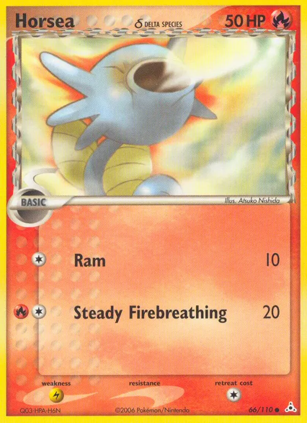Horsea δ — Holon Phantoms #66 (Pokémon TCG card)