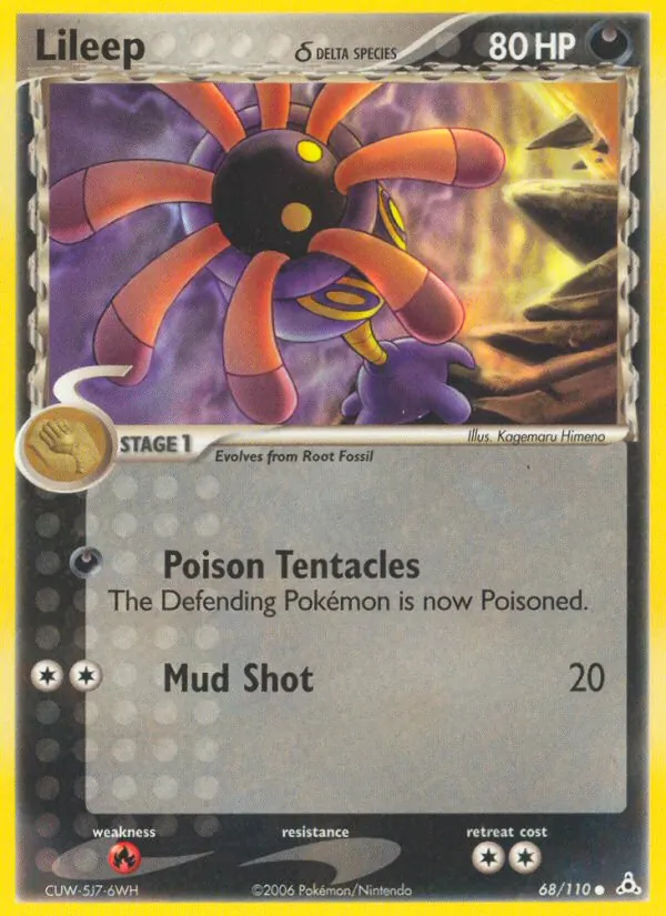 Lileep δ — Holon Phantoms #68 (Pokémon TCG card)