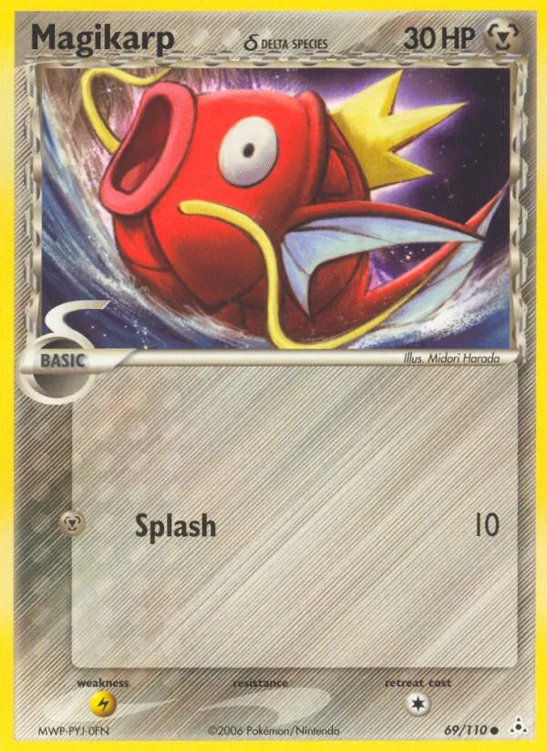 Magikarp δ — Holon Phantoms #69 (Pokémon TCG card)