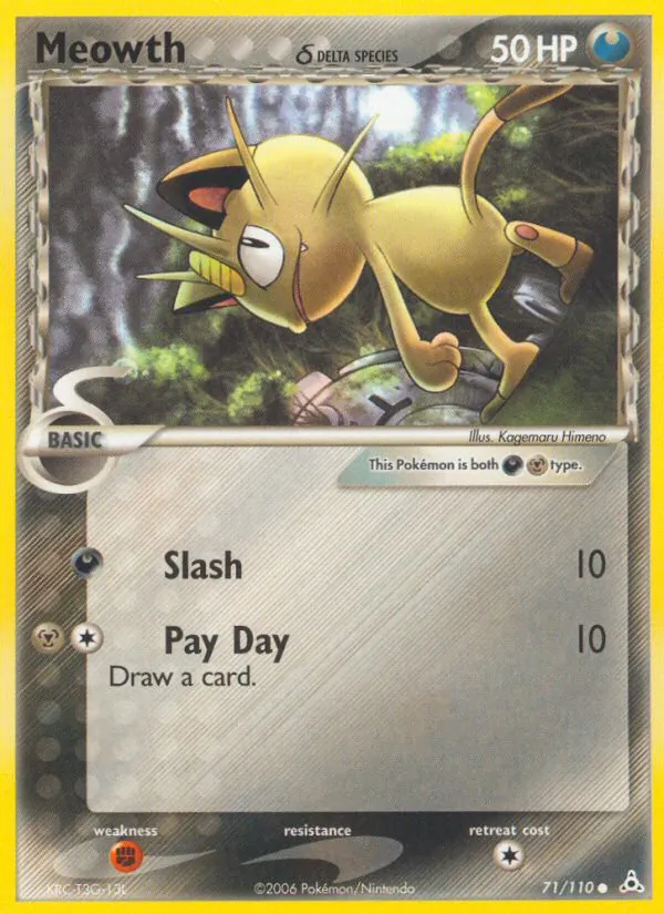 Meowth δ — Holon Phantoms #71 (Pokémon TCG card)