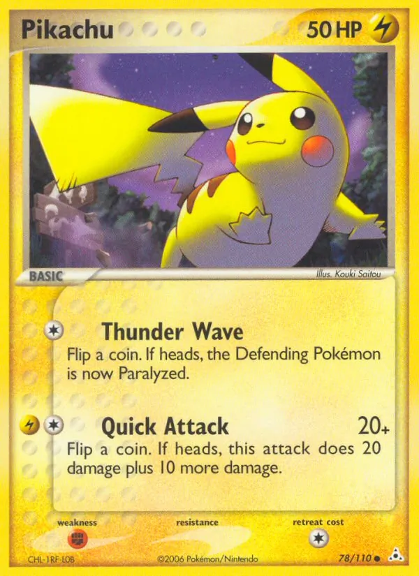 Pikachu — Holon Phantoms #78 (Pokémon TCG card)