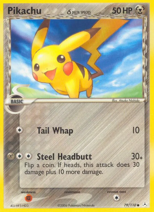 Pikachu δ — Holon Phantoms #79 (Pokémon TCG card)