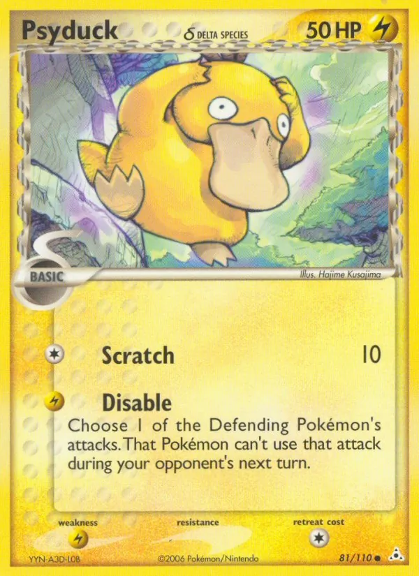 Psyduck δ — Holon Phantoms #81 (Pokémon TCG card)