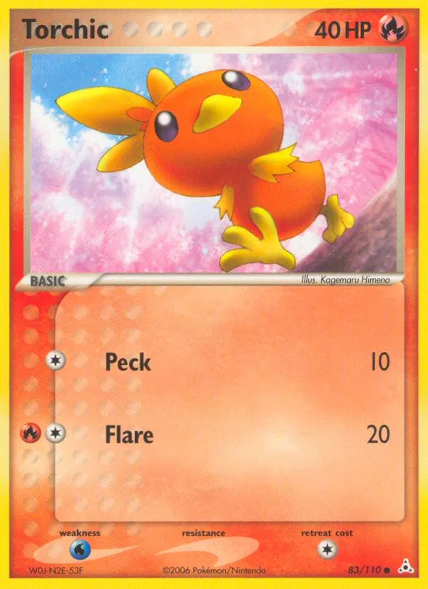 Torchic — Holon Phantoms #83 (Pokémon TCG card)