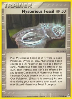 Mysterious Fossil (Holon Phantoms #92)