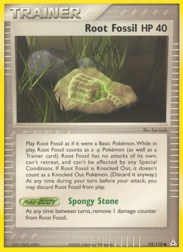 Root Fossil — Holon Phantoms #93 (Pokémon TCG card)