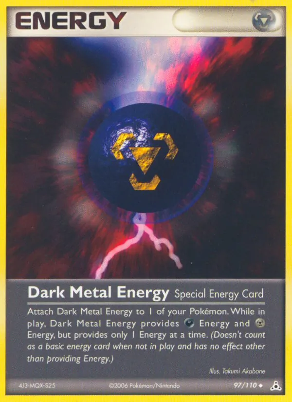 Dark Metal Energy — Holon Phantoms #97 (Pokémon TCG card)