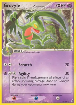 Grovyle δ (Crystal Guardians #19)