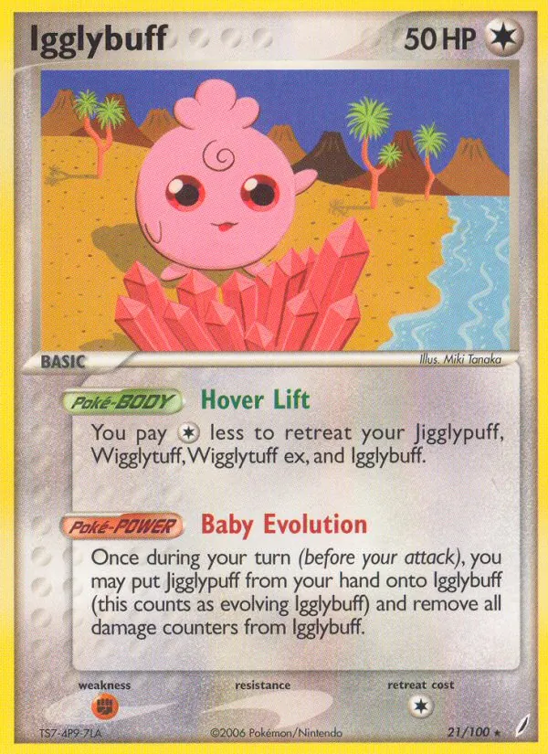 Igglybuff — Crystal Guardians #21 (Pokémon TCG card)