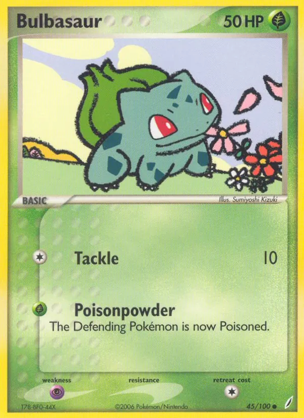 Bulbasaur — Crystal Guardians #45 (Pokémon TCG card)