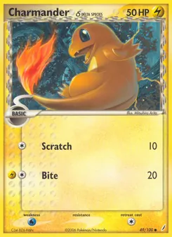 Charmander δ (Crystal Guardians #49)