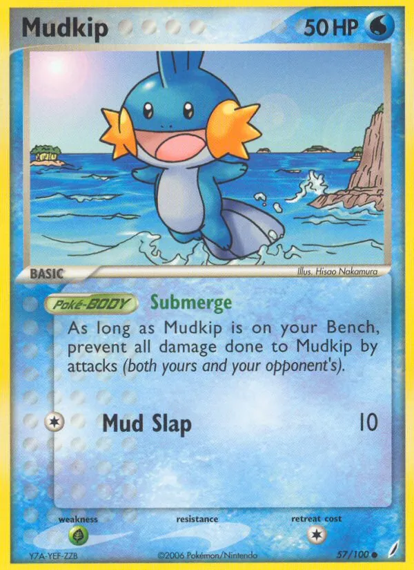 Mudkip — Crystal Guardians #57 (Pokémon TCG card)
