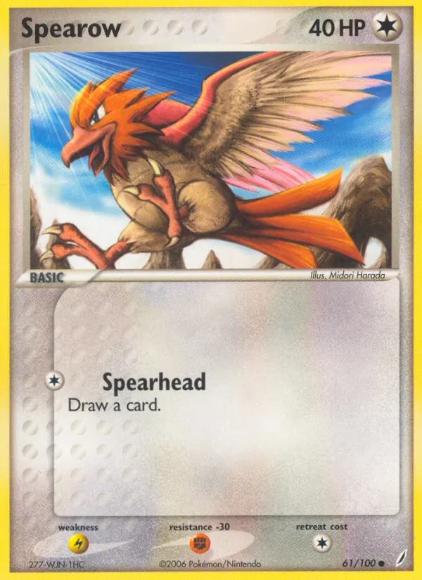 Spearow — Crystal Guardians #61 (Pokémon TCG card)