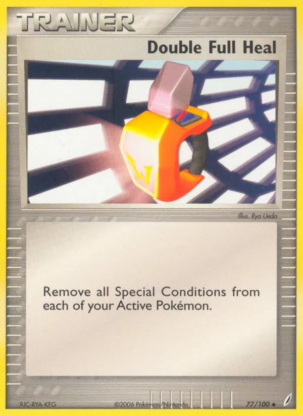 Double Full Heal — Crystal Guardians #77 (Pokémon TCG card)