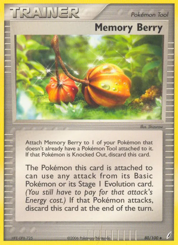 Memory Berry — Crystal Guardians #80 (Pokémon TCG card)