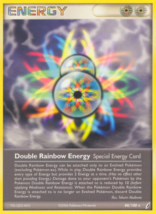 Double Rainbow Energy — Crystal Guardians #88 (Pokémon TCG card)
