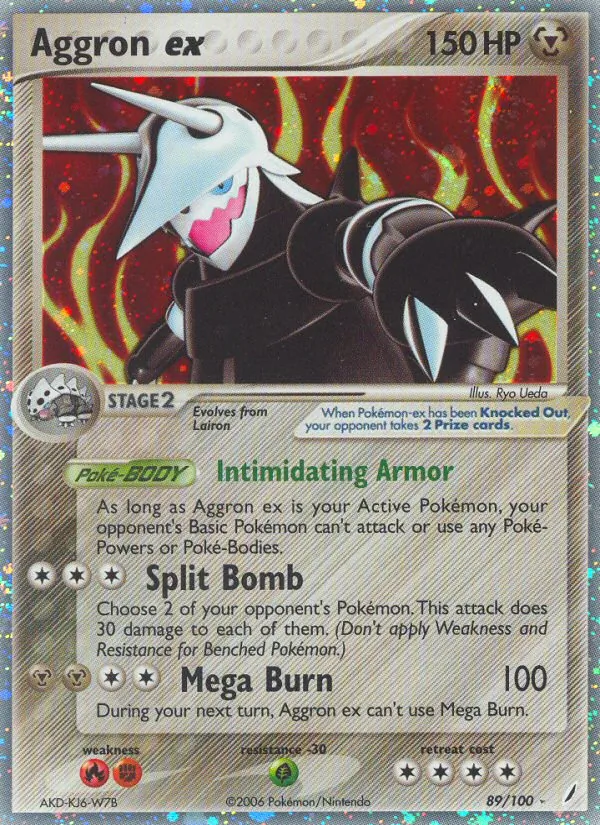 Aggron ex — Crystal Guardians #89 (Pokémon TCG card)