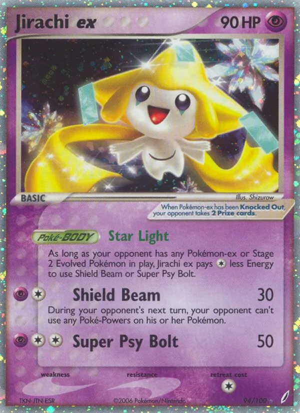 Jirachi ex — Crystal Guardians #94 (Pokémon TCG card)