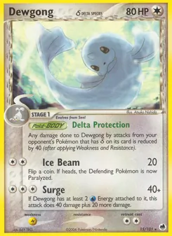 Dewgong δ (Dragon Frontiers #15)