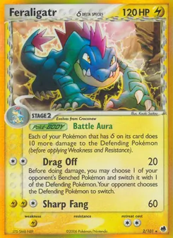 Feraligatr δ (Dragon Frontiers #2)