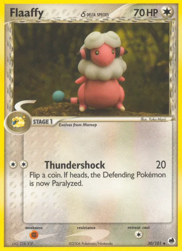 Flaaffy δ — Dragon Frontiers #30 (Pokémon TCG card)