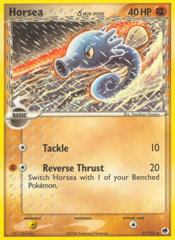 Horsea δ — Dragon Frontiers #31 (Pokémon TCG card)