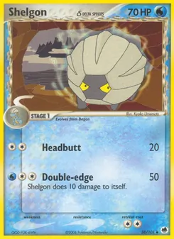 Shelgon δ (Dragon Frontiers #38)