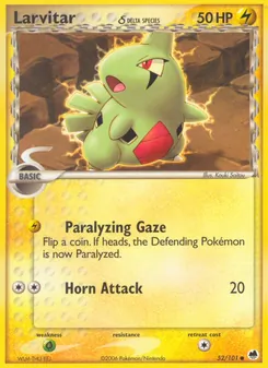Larvitar δ (Dragon Frontiers #52)