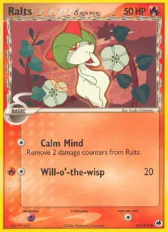 Ralts δ (Dragon Frontiers #61)