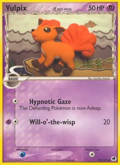 Vulpix δ (Dragon Frontiers #70)