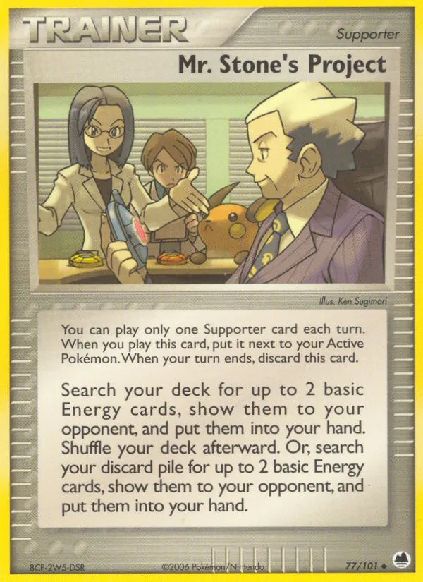 Mr. Stone's Project — Dragon Frontiers #77 (Pokémon TCG card)
