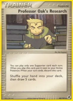 Professor Oak's Research (Dragon Frontiers #80)