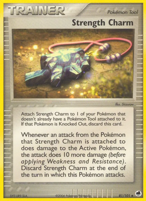 Strength Charm — Dragon Frontiers #81 (Pokémon TCG card)