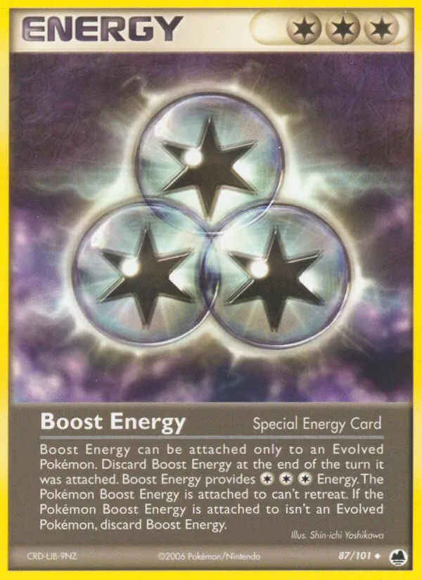 Boost Energy — Dragon Frontiers #87 (Pokémon TCG card)