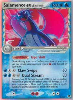 Salamence ex δ (Dragon Frontiers #98)