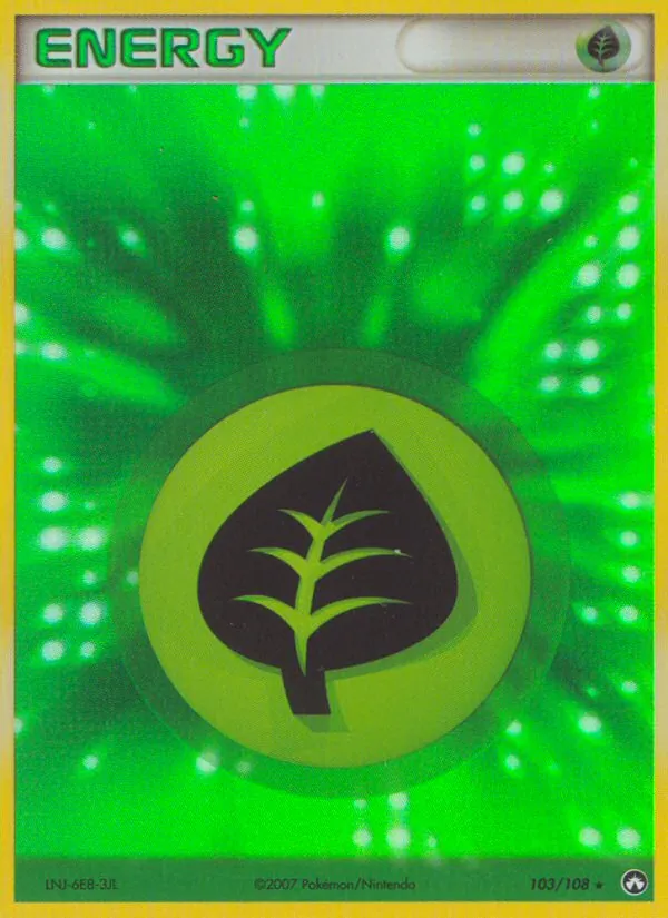 Grass Energy — Power Keepers #103 (Pokémon TCG card)