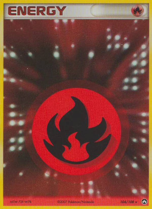 Fire Energy — Power Keepers #104 (Pokémon TCG card)