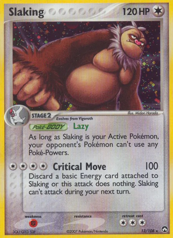 Slaking — Power Keepers #13 (Pokémon TCG card)