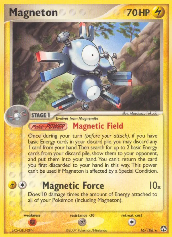 Magneton — Power Keepers #16 (Pokémon TCG card)