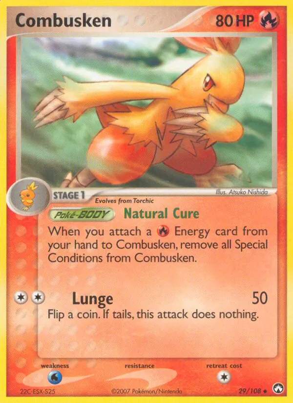 Combusken — Power Keepers #29 (Pokémon TCG card)
