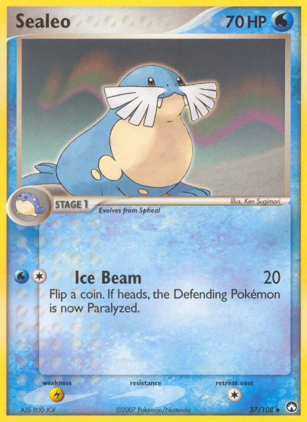 Sealeo — Power Keepers #37 (Pokémon TCG card)