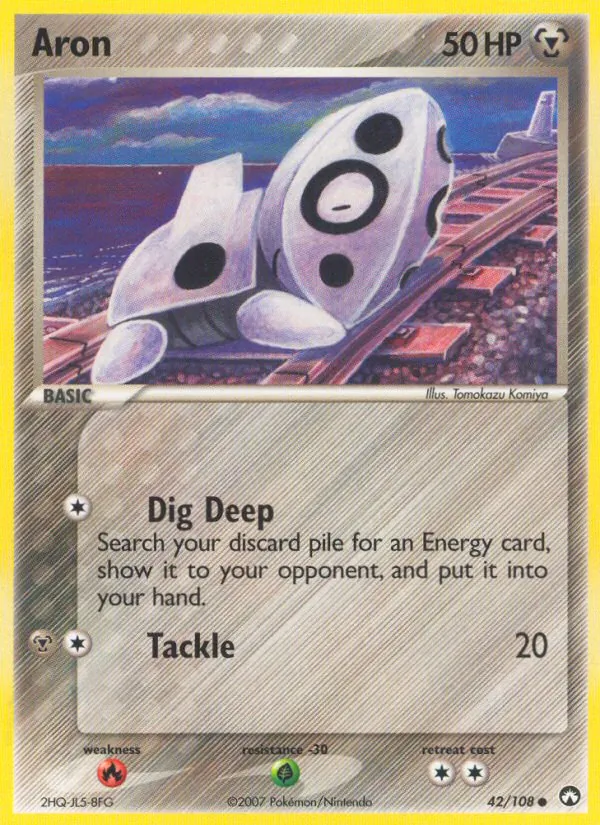 Aron — Power Keepers #42 (Pokémon TCG card)