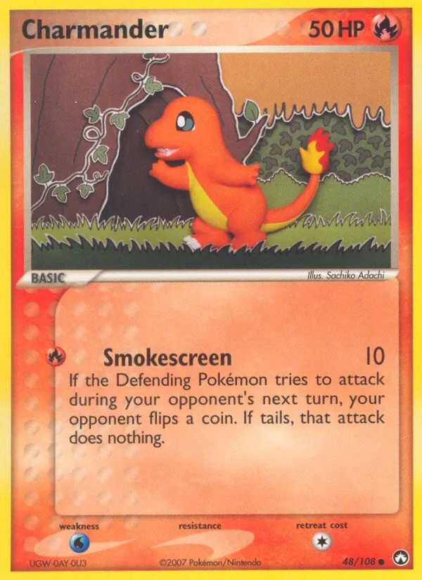 Charmander — Power Keepers #48 (Pokémon TCG card)