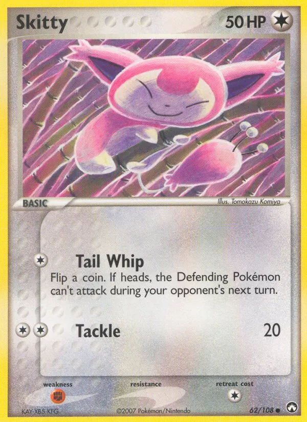 Skitty — Power Keepers #62 (Pokémon TCG card)