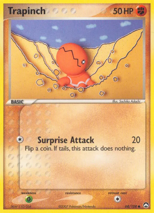 Trapinch — Power Keepers #68 (Pokémon TCG card)